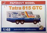 Model Tatry 815 GTC nabízený v Tatra Museum v Kopřivnici